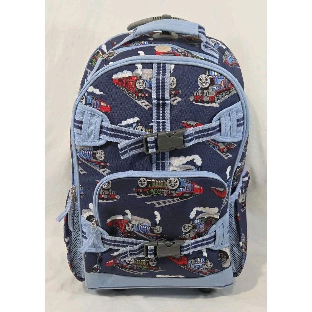 Pottery Barn Kids Mackenzie 2017 Thomas The Train Rolling Suitcase Backpack